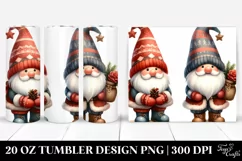 Retro Gnome, Watercolor | 20 oz Tumbler Product Image 1