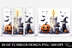 Funny Halloween Candle 20 Oz Tumbler Product Image 1