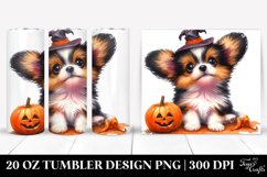 Vibrant Papillon, Transparent 20 Oz Tumbler Product Image 1