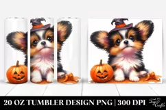 Vibrant Papillon, Transparent 20 Oz Tumbler Product Image 1