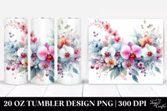 Cute Cartoon-Style Peacock 20 Oz Tumbler Product Image 1