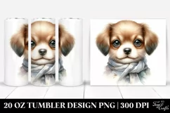 Cute Baby Dog Tumbler Product Image 1