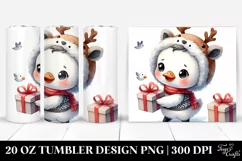 Expressive Baby Swan with Christmas Lights, Transparent 20 Product Image 1