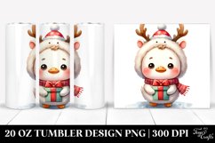 Expressive Baby Swan with Christmas Lights, Transparent 20 Product Image 1