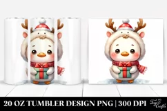 Expressive Baby Swan with Christmas Lights, Transparent 20 Product Image 1