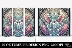 Colorful Gift with Wings Clipart, Transparent 20 Oz Tumbler Product Image 1