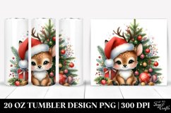 Christmas PNG 20 Oz Tumbler Design Product Image 1