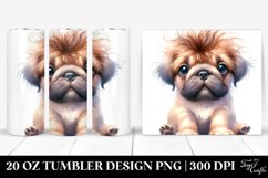 Expressive Baby Mastiff | 20 oz Tumbler Product Image 1