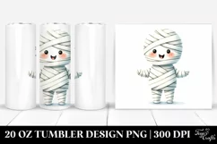 Mummy Clipart, High-Res 20 Oz Tumbler Product Image 1