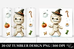 Mummy Clipart, High-Res 20 Oz Tumbler Product Image 1