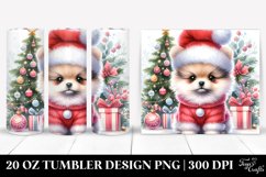 Adorable Baby Pomeranian for Winter, Transparent 20 Oz Product Image 1