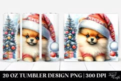 Winter Baby Pomeranian 20 Oz Tumbler Product Image 1
