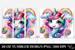 Funny Unicorn Drawing, Style | 20 oz Tumbler Product Image 1