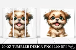 Funny Enthusiastic Shih Tzu | 20 Oz Tumbler Product Image 1