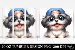 Funny Enthusiastic Shih Tzu | 20 Oz Tumbler Product Image 1