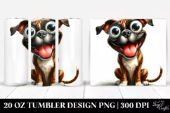 Funny Enthusiastic Boxer | 20 Oz Tumbler Product Image 1