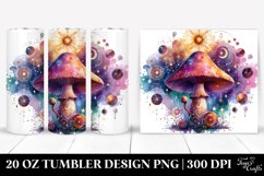 Magical Celestial Mushroom 20 Oz Tumbler Product Image 1
