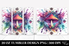 Magical Celestial Mushroom 20 Oz Tumbler Product Image 1