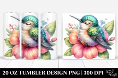 Colorful Sleeping Hummingbird | 20 Oz Tumbler Product Image 1