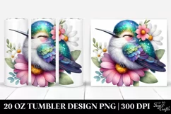 Colorful Sleeping Hummingbird | 20 Oz Tumbler Product Image 1