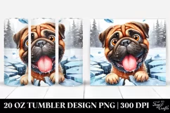 Crazy Bullmastiff | 20 Oz Tumbler Product Image 1