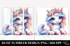 Whimsical Baby Unicorn | 20 Oz Tumbler Product Image 1