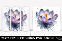 shiny crocus made of glass with metallic insertions | 20 oz Product Image 1