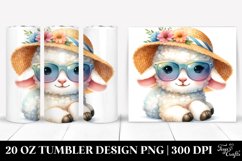 Colorful Cute Baby Lamb | 20 Oz Tumbler Product Image 1