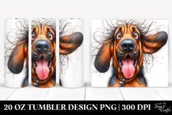 Crazy Looking Bloodhound | 20 Oz Tumbler Product Image 1
