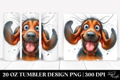 Crazy Looking Bloodhound | 20 Oz Tumbler Product Image 1