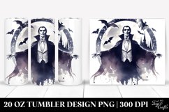 Washed Dracula Halloween | 20 Oz Tumbler Product Image 1