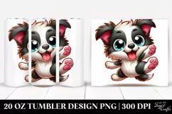 Dancing Baby Border Collie 20 Oz Tumbler Product Image 1