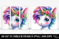 Vibrant Baby Unicorn Tumbler Product Image 1