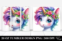 Vibrant Baby Unicorn Tumbler Product Image 1