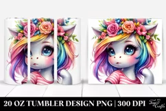 Vibrant Baby Unicorn Tumbler Product Image 1