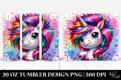 Vibrant Baby Unicorn Tumbler Product Image 1