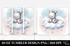 Pastel Baby Rhino | 20 Oz Tumbler Product Image 1