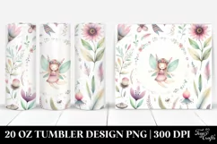 Simple Boho Excited Fairy | 20 oz Tumbler Product Image 1