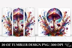 Magical Celestial Mushroom 20 Oz Tumbler Product Image 1