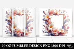 y Freesia, Transparent 20 Oz Tumbler Product Image 1