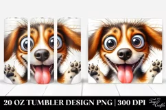 Funny Beagle Watercolor | 20 oz Tumbler Product Image 1