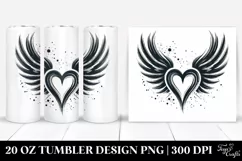 Valentines 20 Oz Tumbler Png Product Image 1