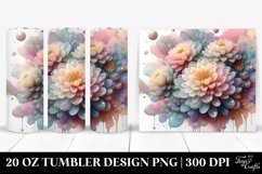 y Chrysanthemum, Transparent 20 Oz Tumbler Product Image 1