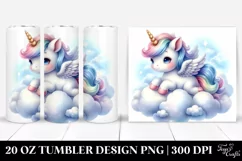baby unicorn cloud | 20 Oz Tumbler Product Image 1