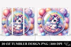 Cute Baby Unicorn in a Bubble | 20 oz Tumbler Product Image 1