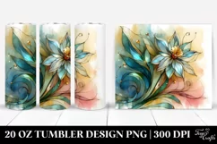 Wooden Daffodil 20 Oz Tumbler Product Image 1