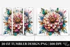 stained glass zinnia with metallic insertions | 20 oz Product Image 1