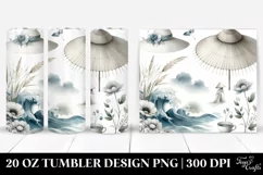 Simple Washed Watercolor Hat | 20 oz Tumbler Product Image 1