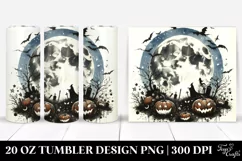 Simple Halloween Tumbler | 20 oz Tumbler Product Image 1