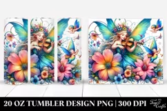 Funny Fairy Drawing | 20 oz Tumbler Product Image 1